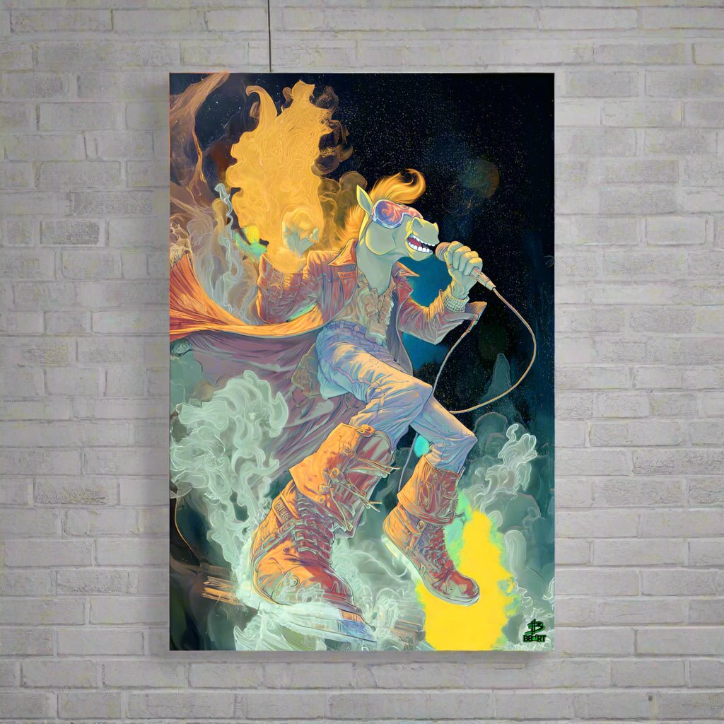 Flarehoof the Micbreaker – Photo Paper Poster - BBairt