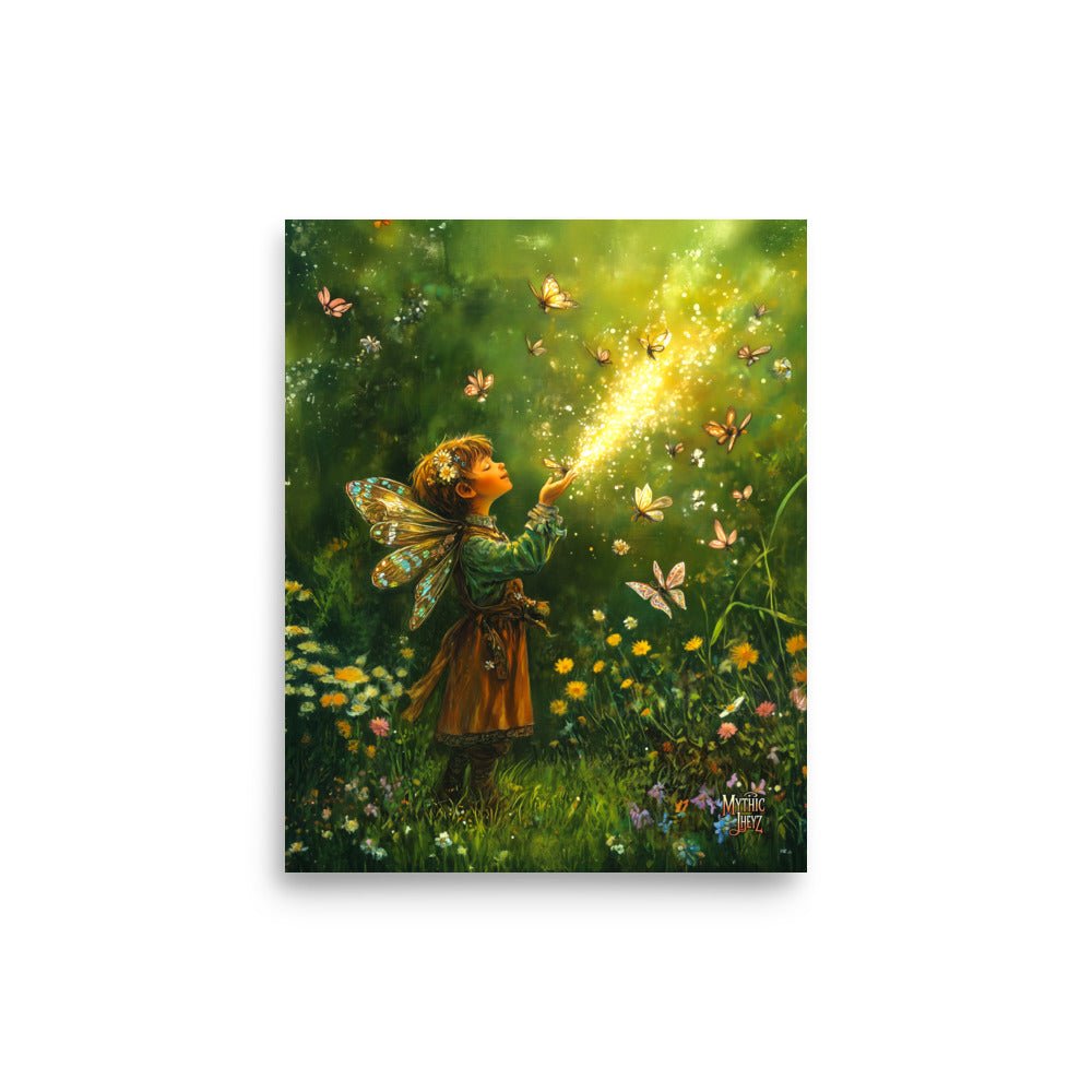 Flutterlight Photo Paper Poster - Mythic Jheyz Collection - BBairt