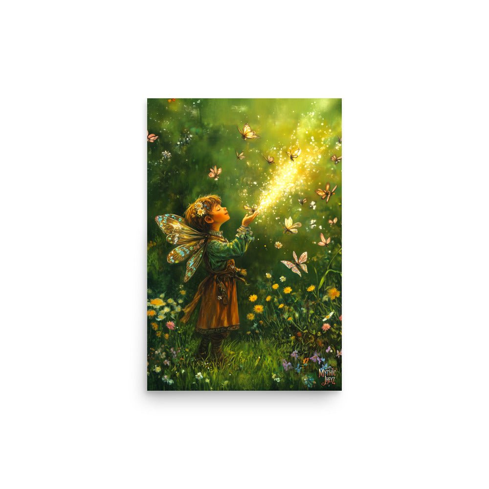 Flutterlight Photo Paper Poster - Mythic Jheyz Collection - BBairt