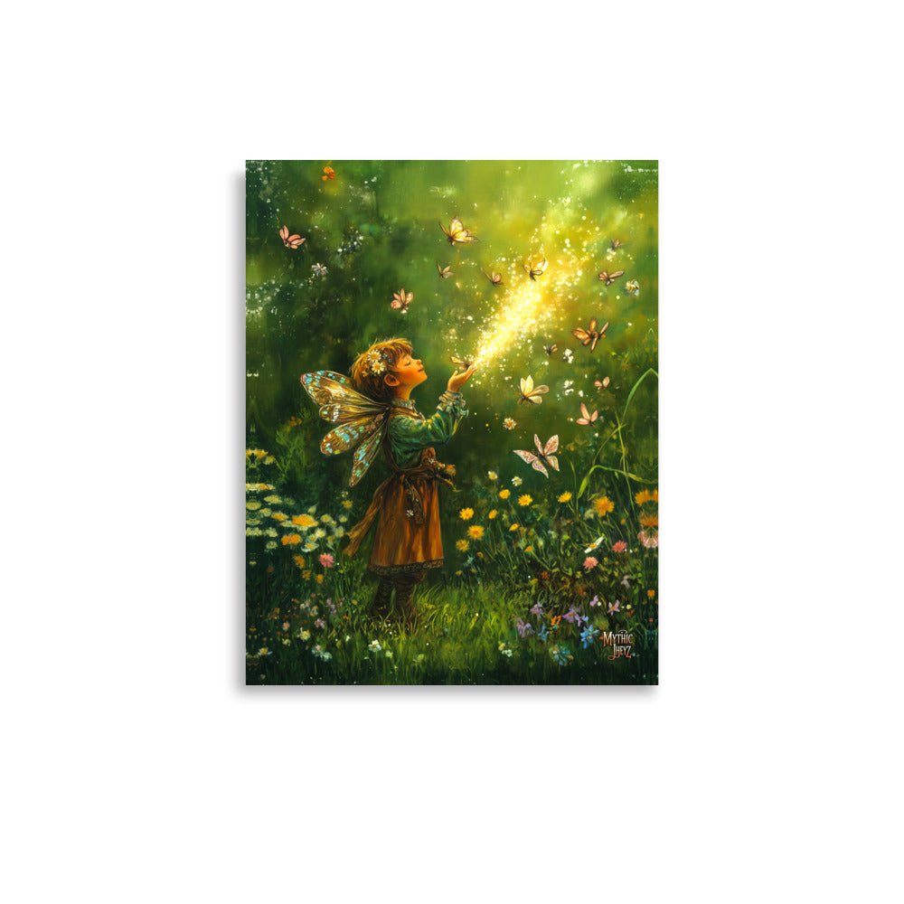 Flutterlight Photo Paper Poster - Mythic Jheyz Collection - BBairt