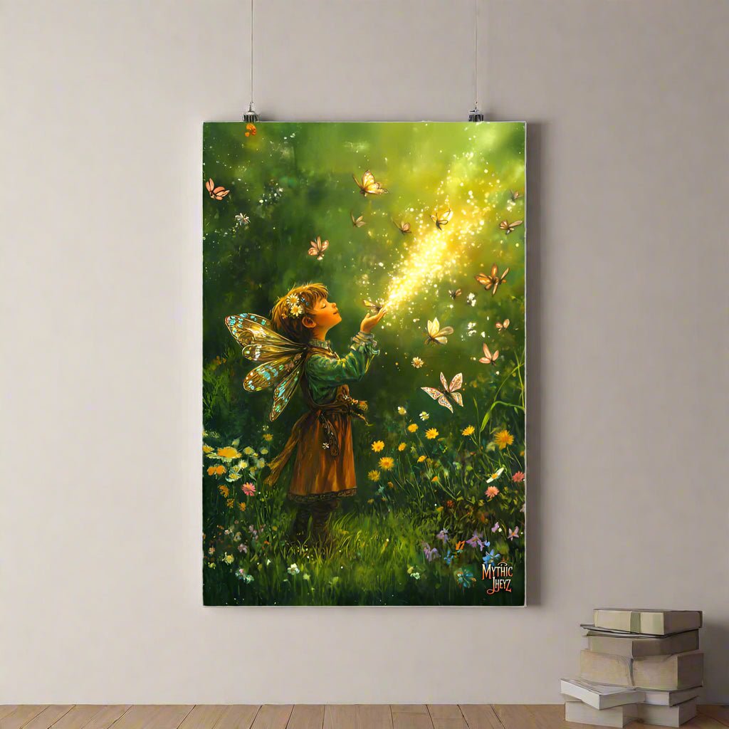 Flutterlight Photo Paper Poster - Mythic Jheyz Collection - BBairt