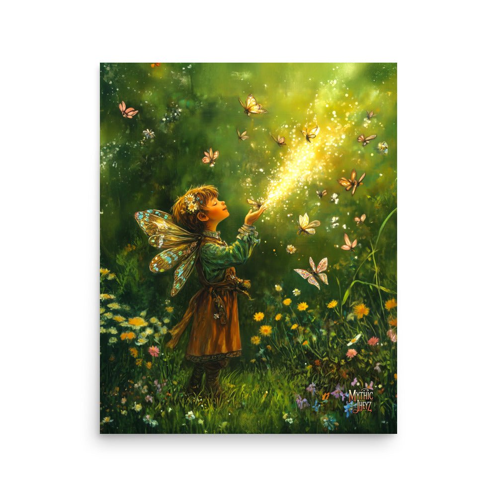 Flutterlight Photo Paper Poster - Mythic Jheyz Collection - BBairt