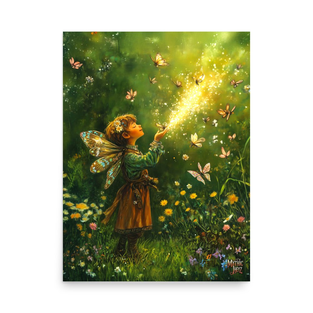 Flutterlight Photo Paper Poster - Mythic Jheyz Collection - BBairt