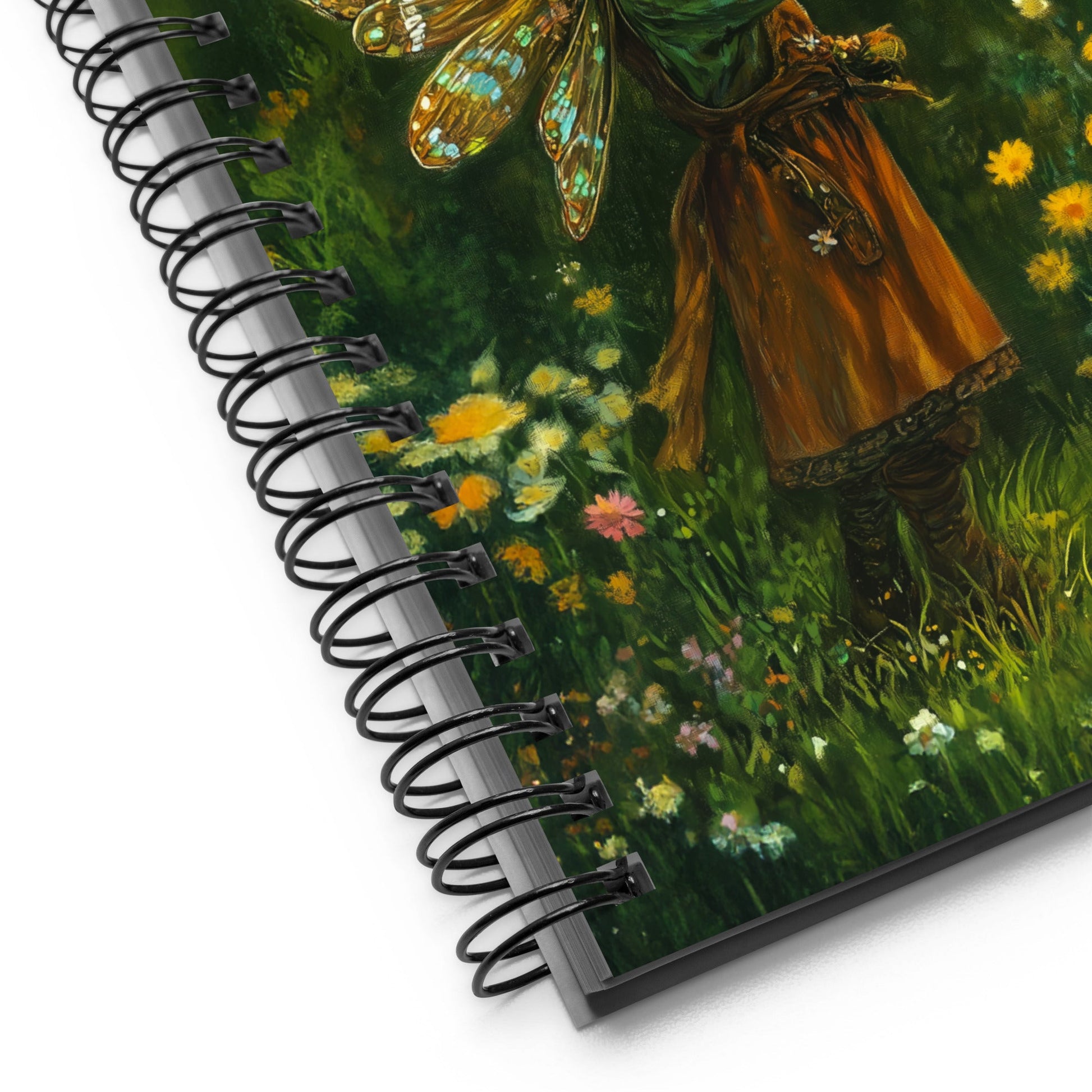 Flutterlight Spiral Notebook - Mythic Jheyz Collection - BBairt