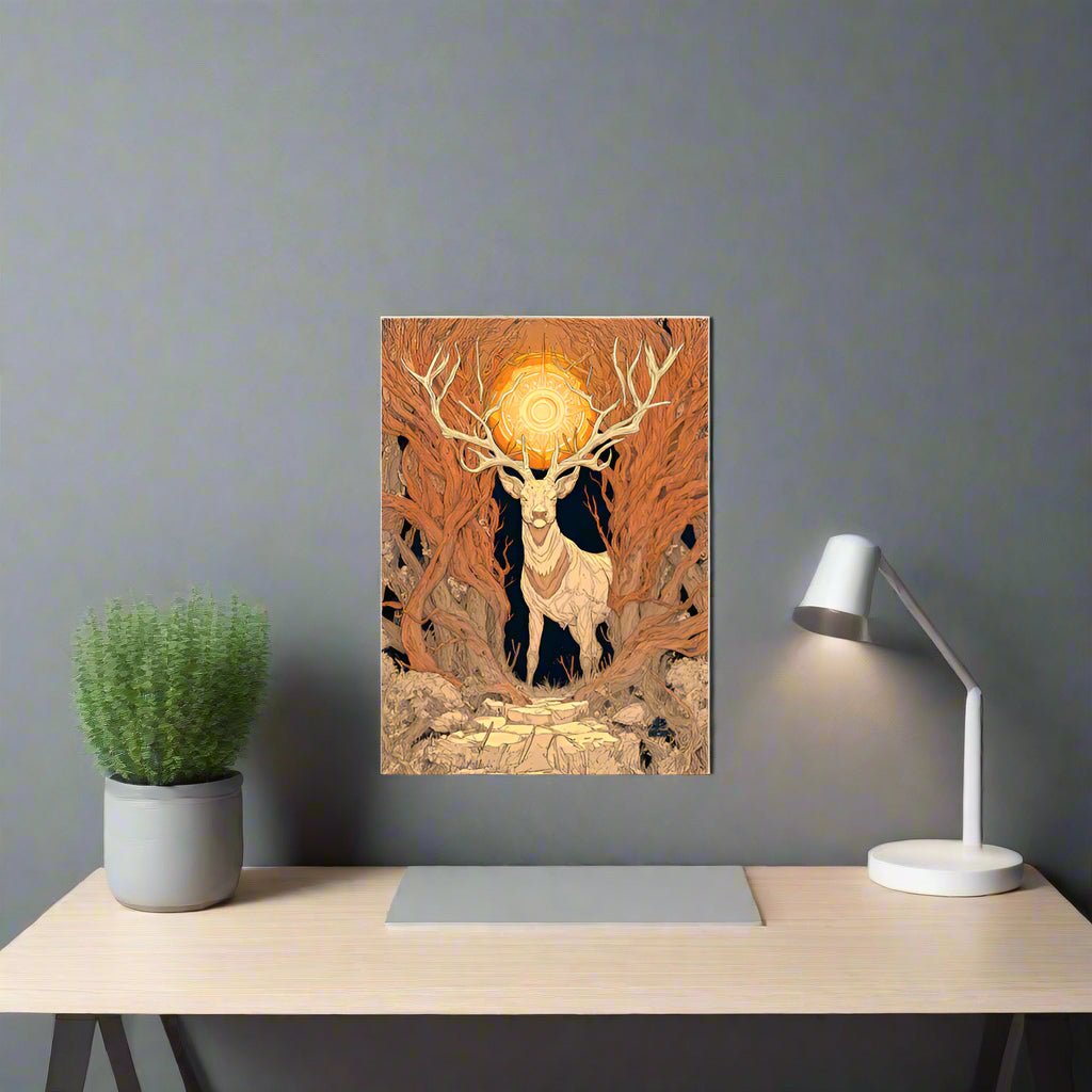 Forestwarden Stag – Photo Paper Poster - BBairt