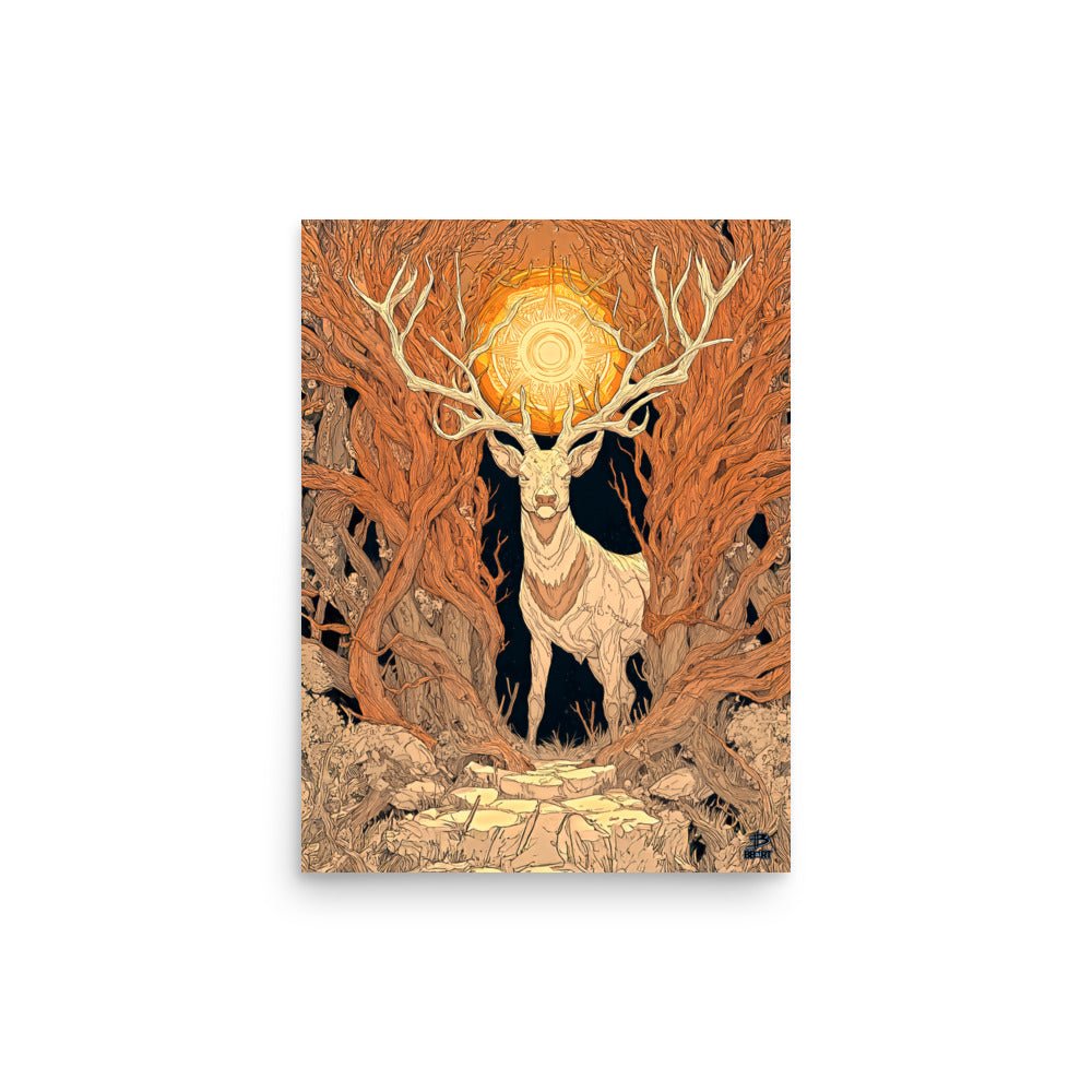 Forestwarden Stag – Photo Paper Poster - BBairt