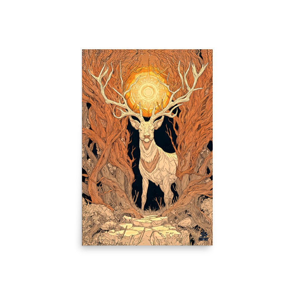 Forestwarden Stag – Photo Paper Poster - BBairt