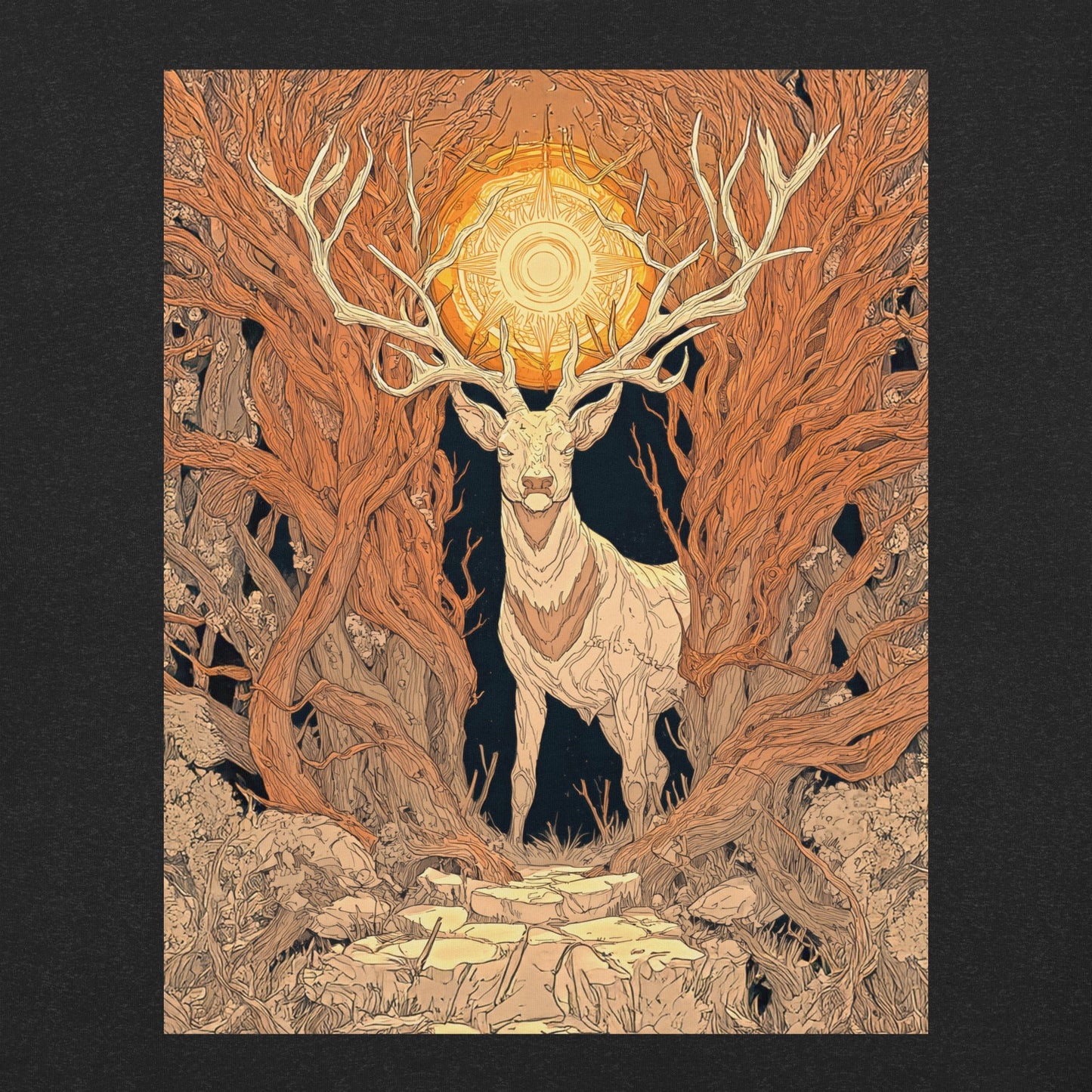 Forestwarden Stag – Unisex Staple T-Shirt - BBairt