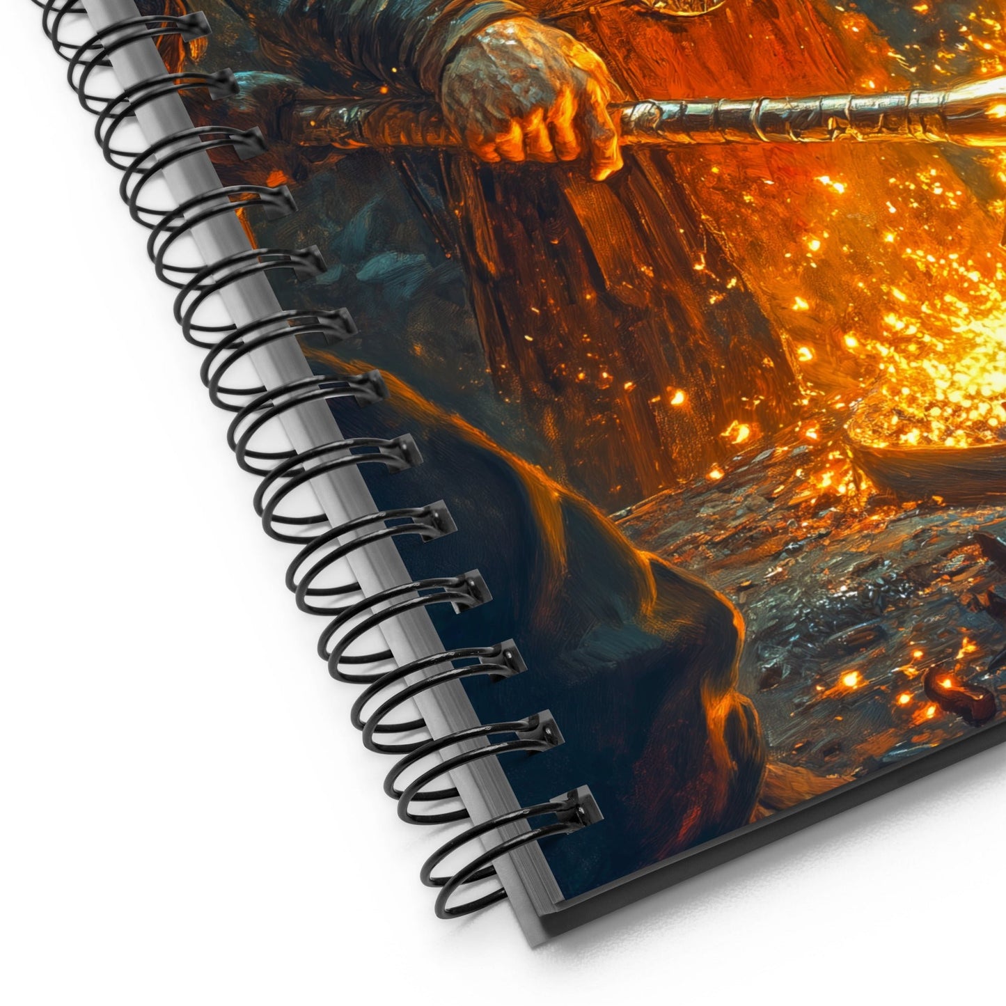 Forge Master's Flame Spiral Notebook - Mythic Jheyz Collection - BBairt