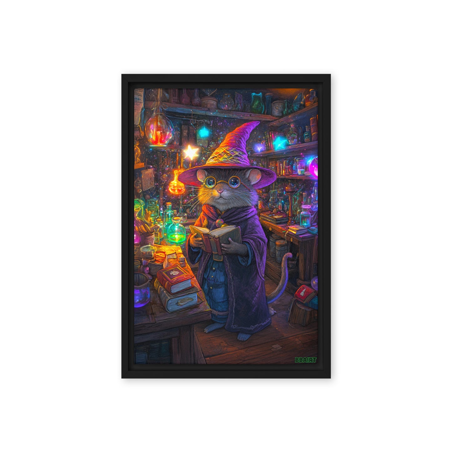 Magnus the Alchemist - Framed Canvas Print