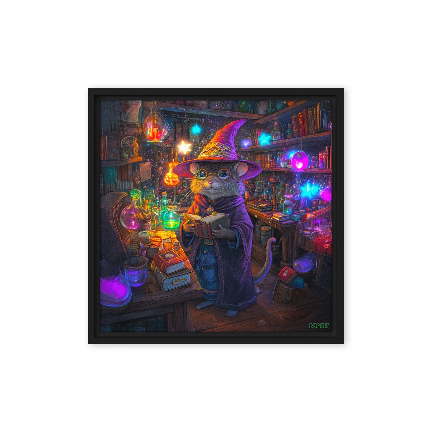 Magnus the Alchemist - Framed Canvas Print