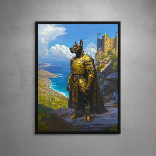 Sir Galathor – Framed Canvas Print