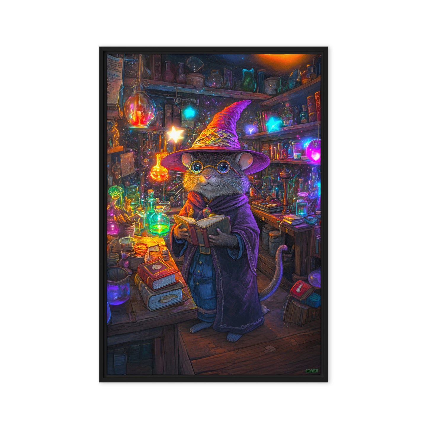 Magnus the Alchemist - Framed Canvas Print