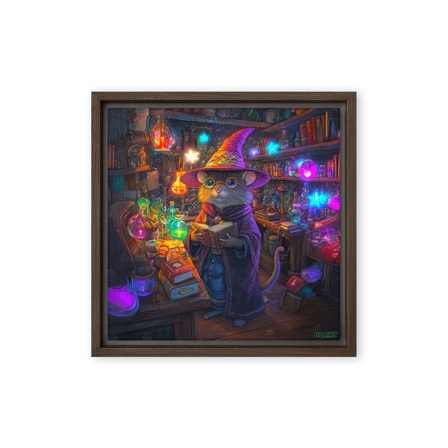 Magnus the Alchemist - Framed Canvas Print