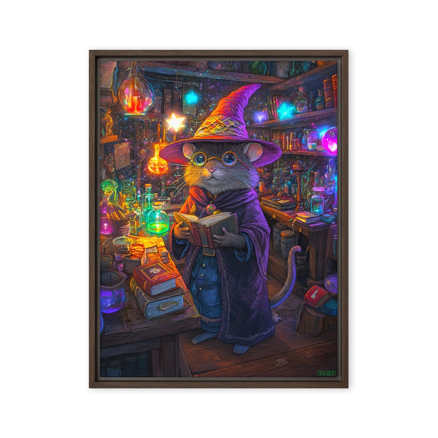 Magnus the Alchemist - Framed Canvas Print