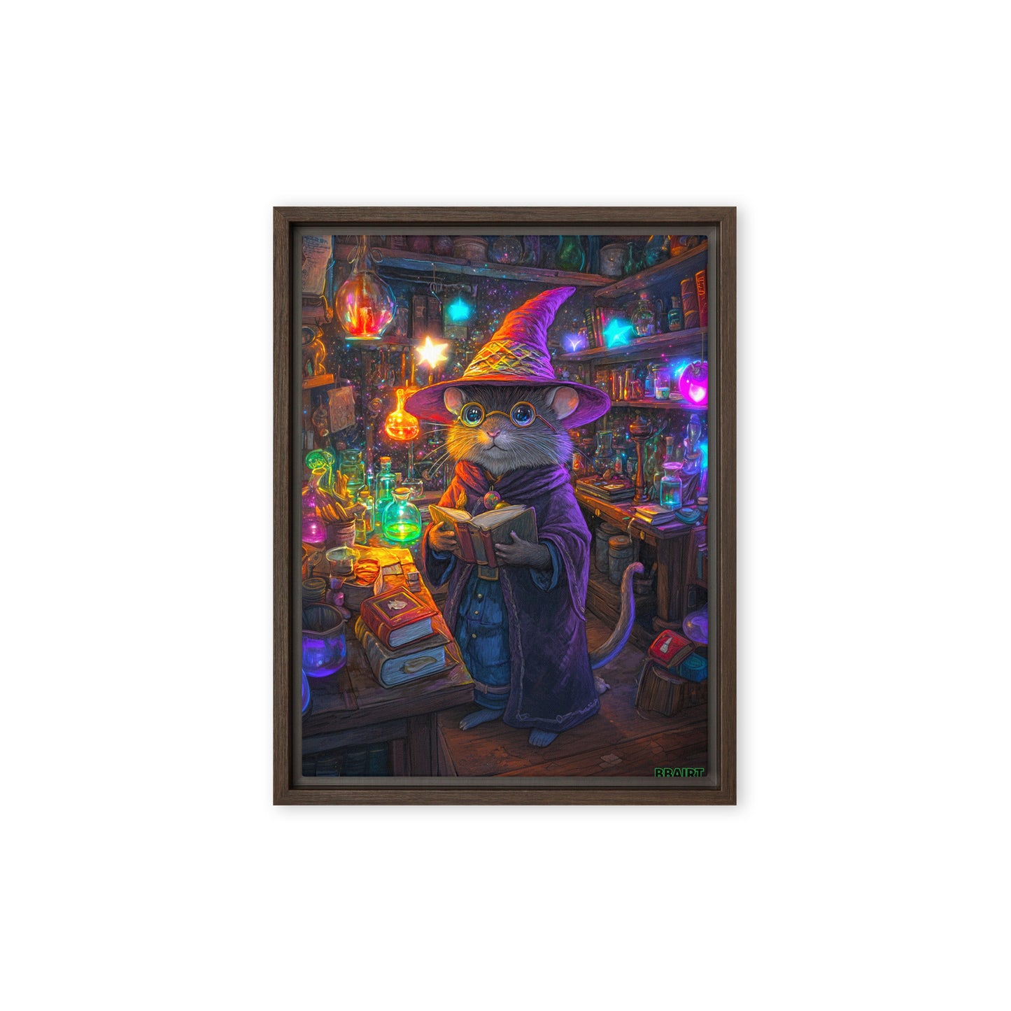 Magnus the Alchemist - Framed Canvas Print