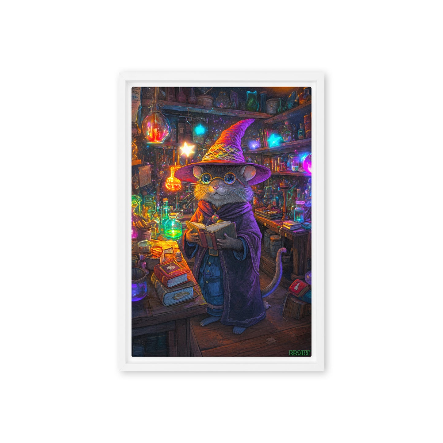 Magnus the Alchemist - Framed Canvas Print