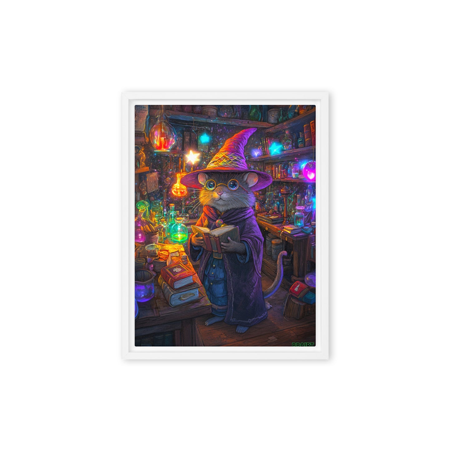 Magnus the Alchemist - Framed Canvas Print