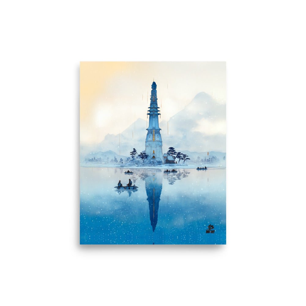Frostspire Keep – Photo Paper Poster - BBairt
