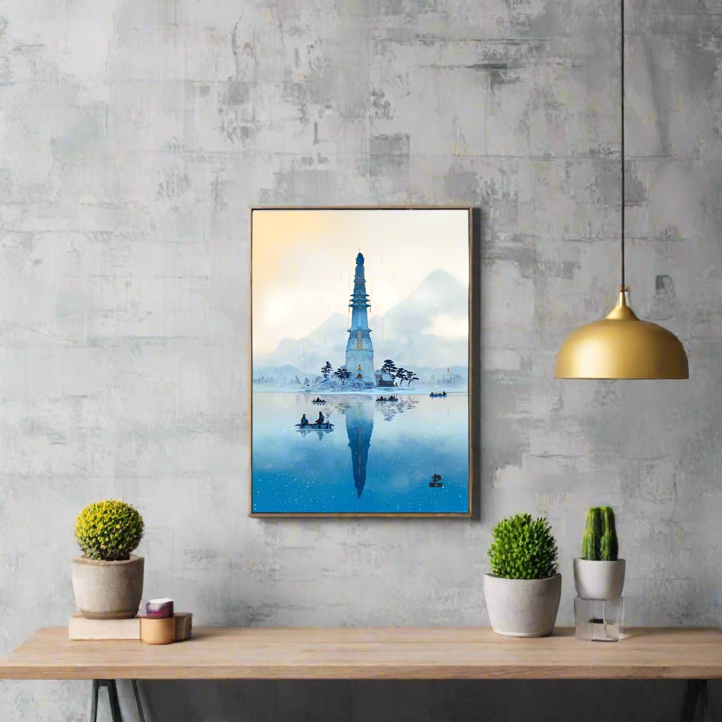 Frostspire Keep – Photo Paper Poster - BBairt