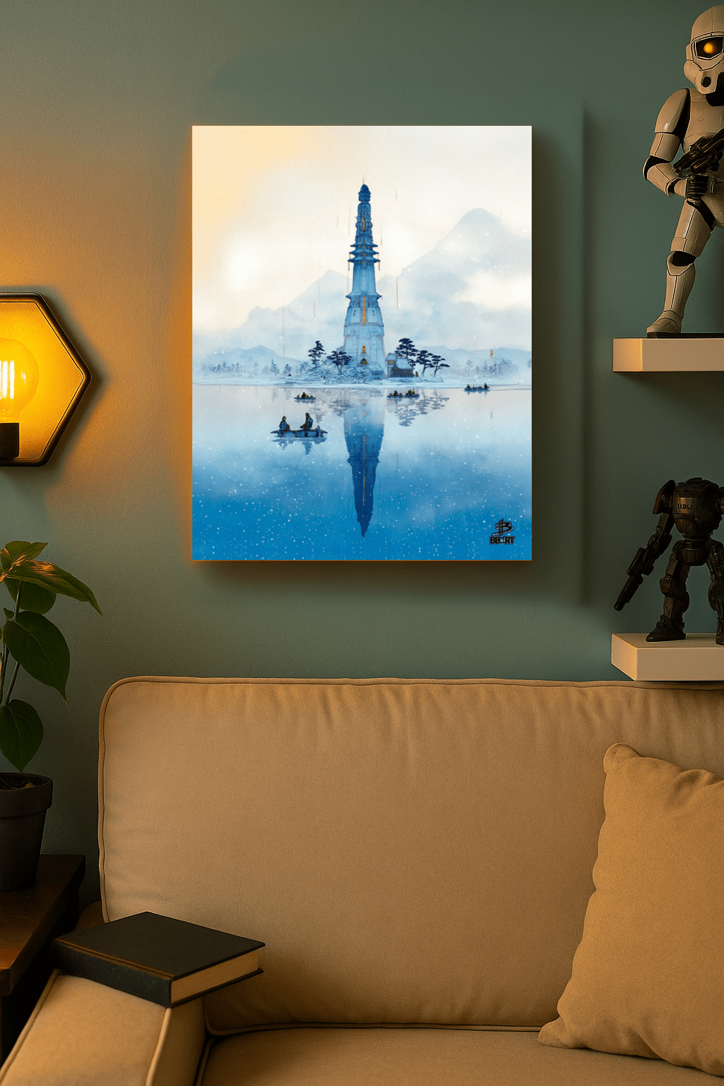 Frostspire Keep – Photo Paper Poster - BBairt
