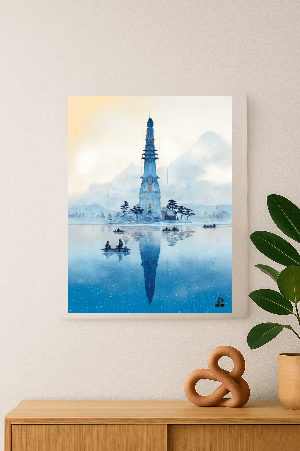 Frostspire Keep – Photo Paper Poster - BBairt