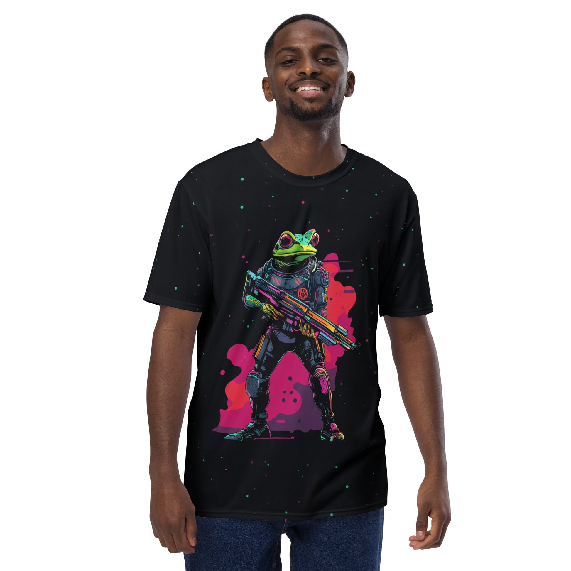 Galactic Ribbit - All - Over Print T-Shirt - BBairt