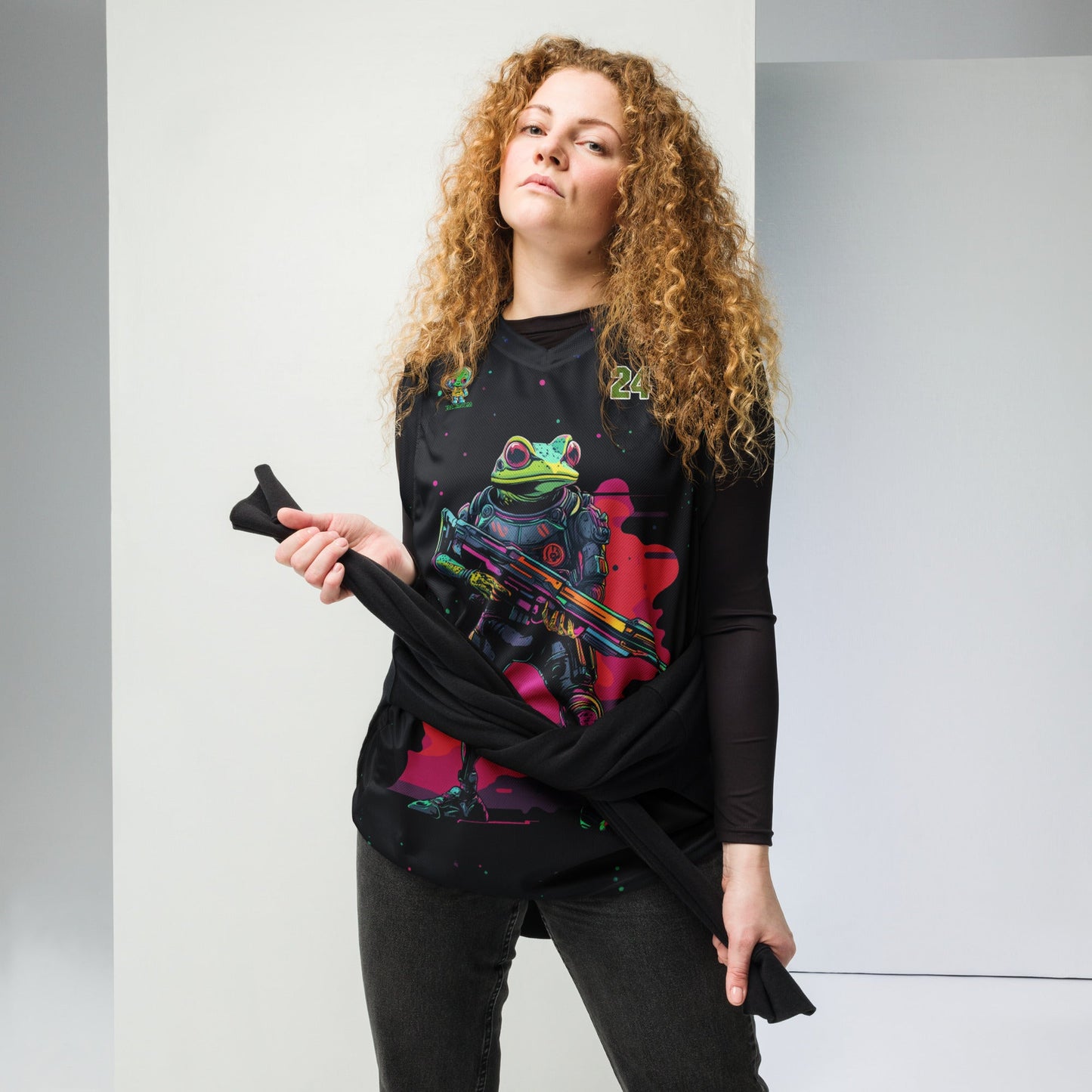 Galactic Ribbit - Basketball Jersey - BBairt