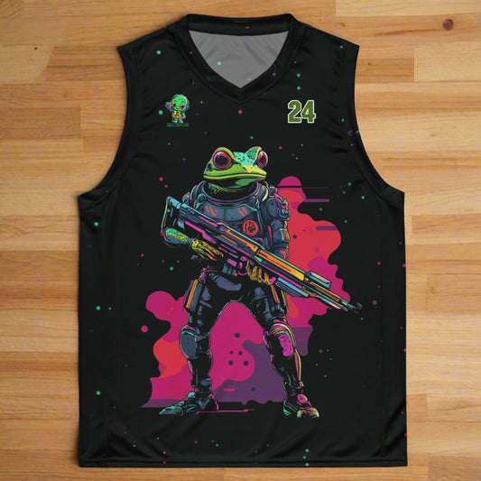Galactic Ribbit - Basketball Jersey - BBairt