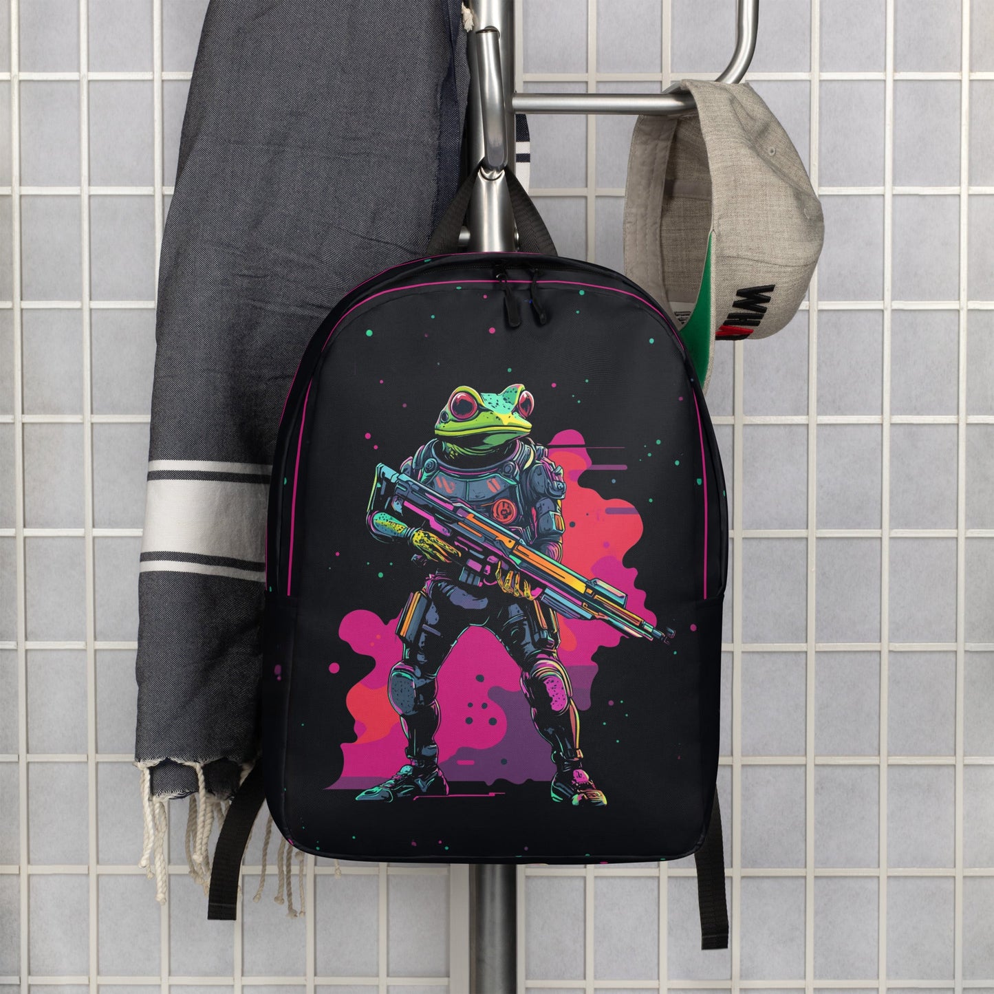Galactic Ribbit - Minimalist Backpack - BBairt
