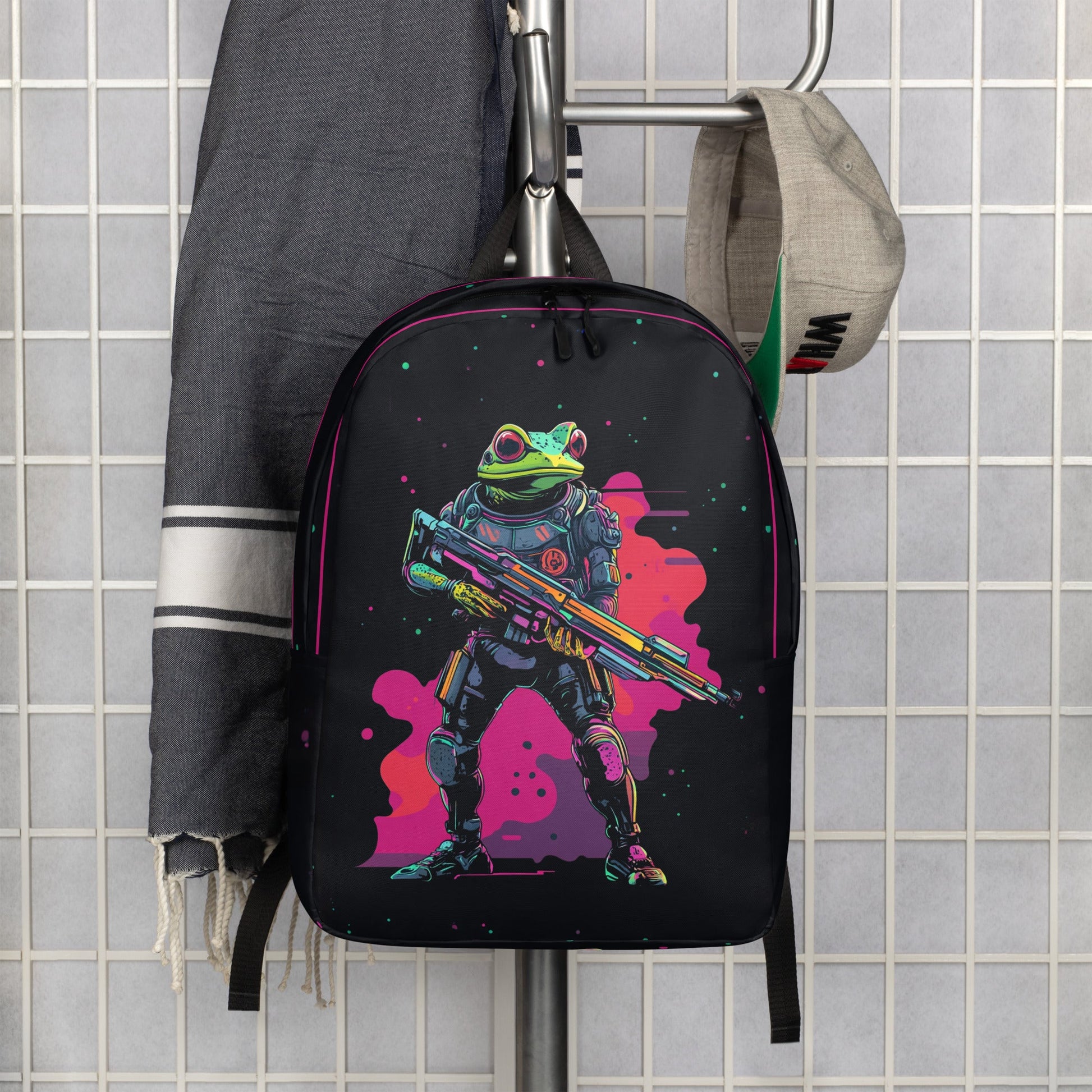 Galactic Ribbit - Minimalist Backpack - BBairt