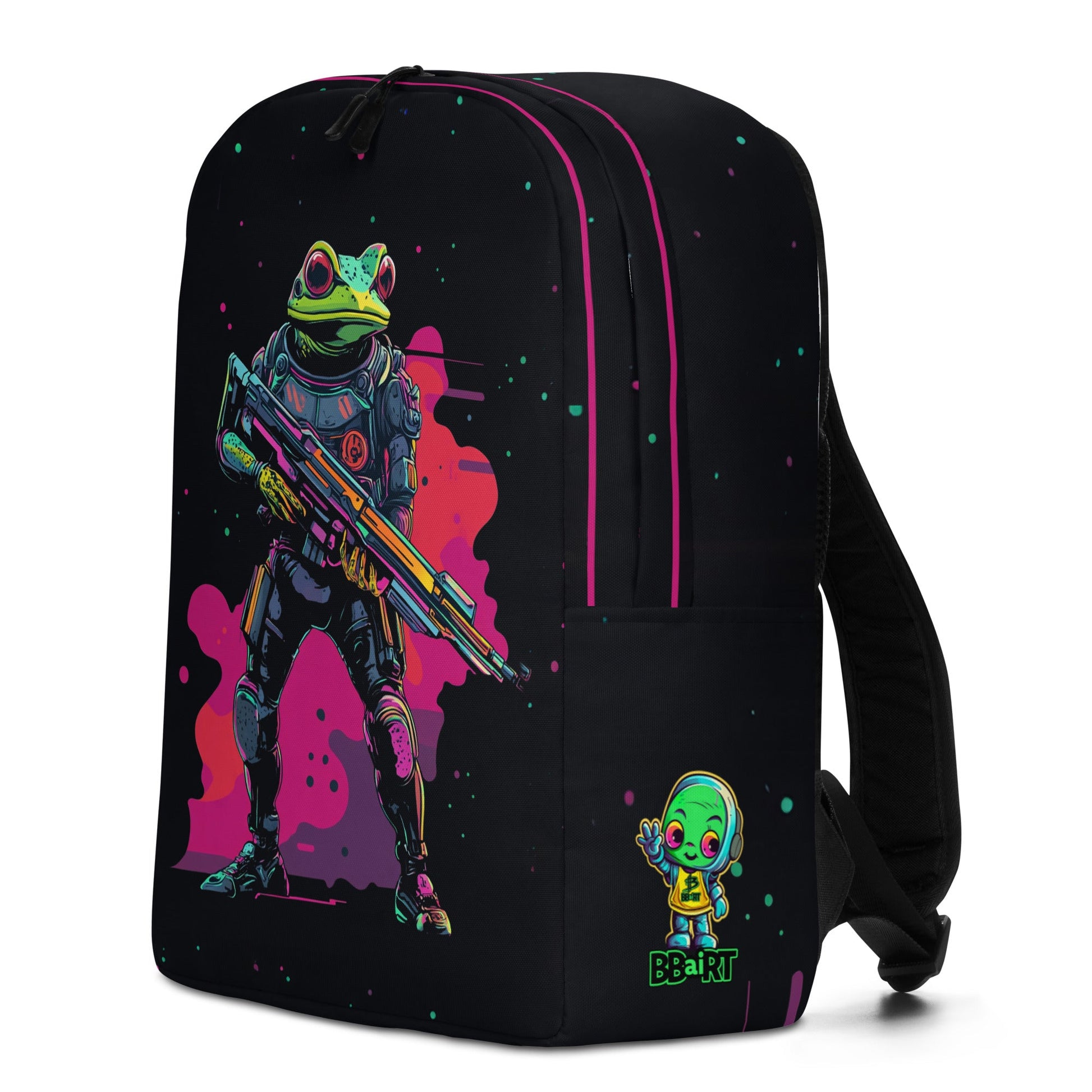 Galactic Ribbit - Minimalist Backpack - BBairt