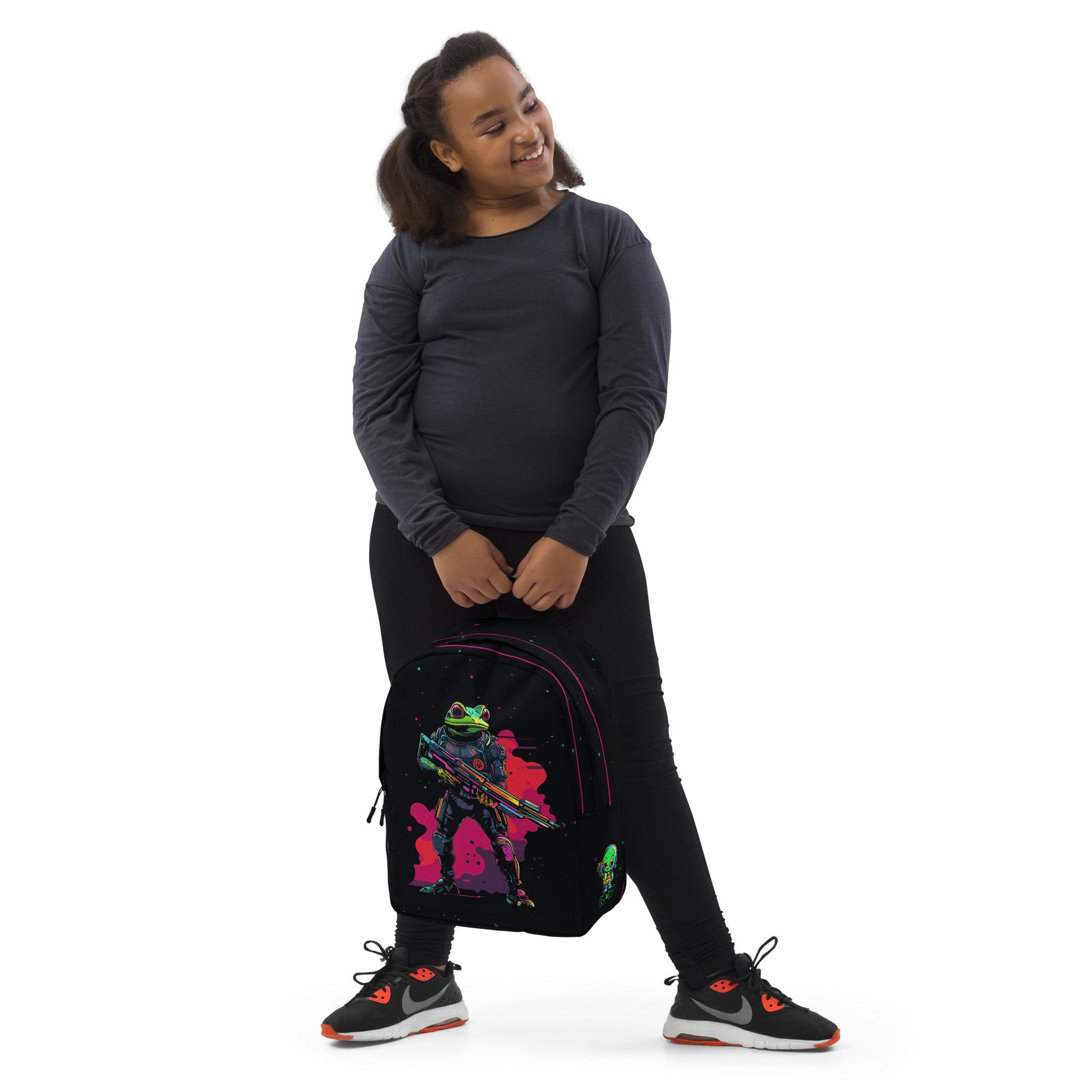 Galactic Ribbit - Minimalist Backpack - BBairt