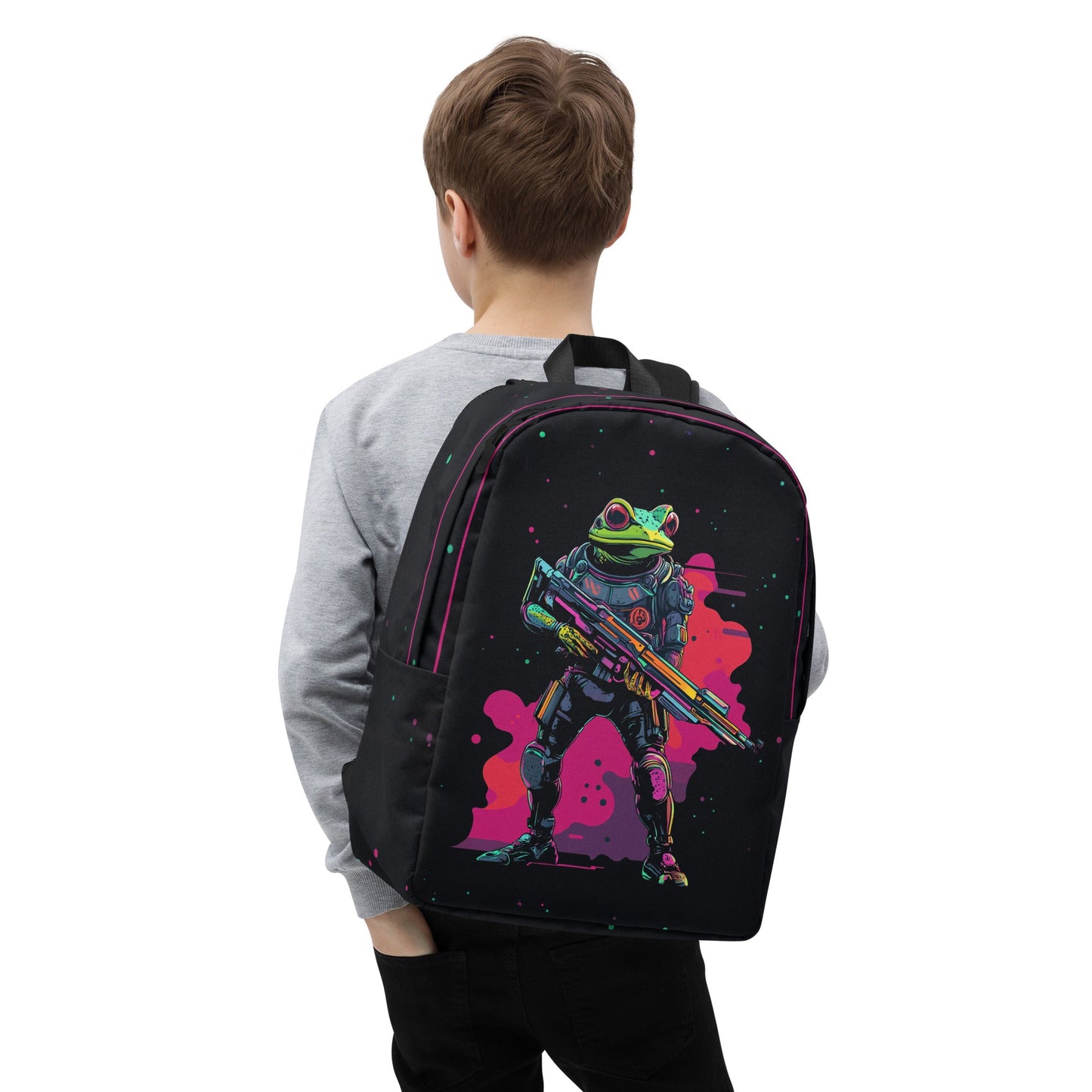 Galactic Ribbit - Minimalist Backpack - BBairt