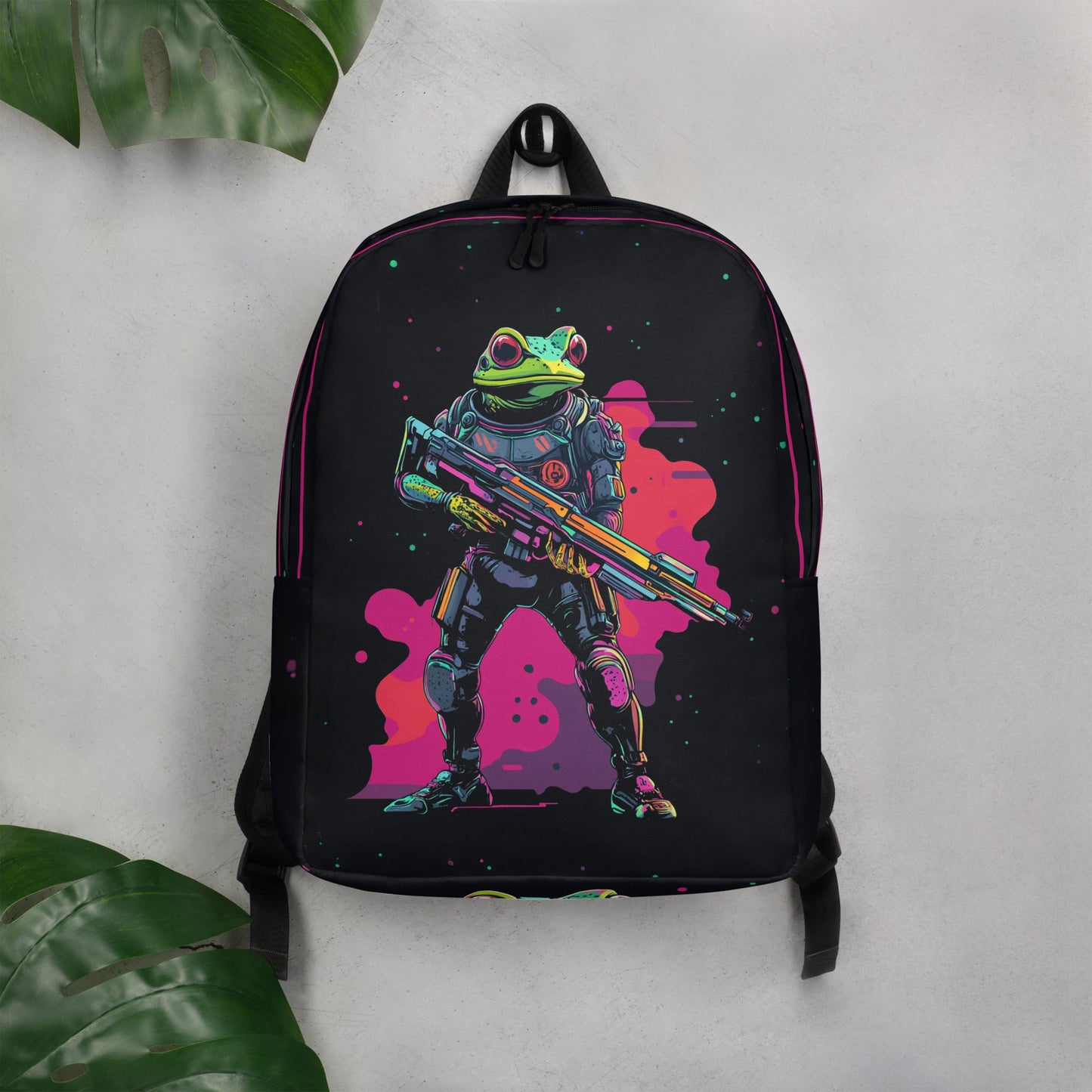 Galactic Ribbit - Minimalist Backpack - BBairt