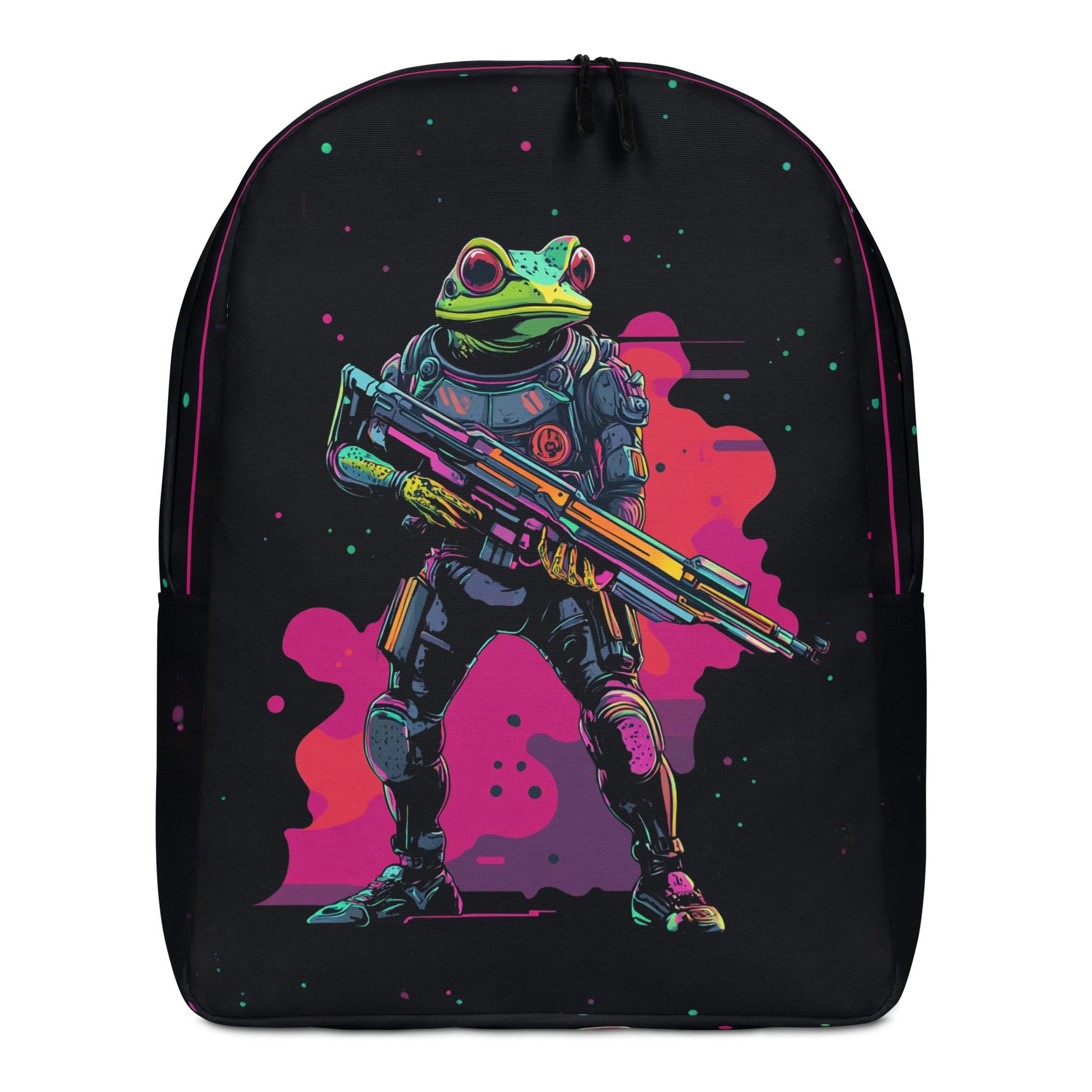 Galactic Ribbit - Minimalist Backpack - BBairt