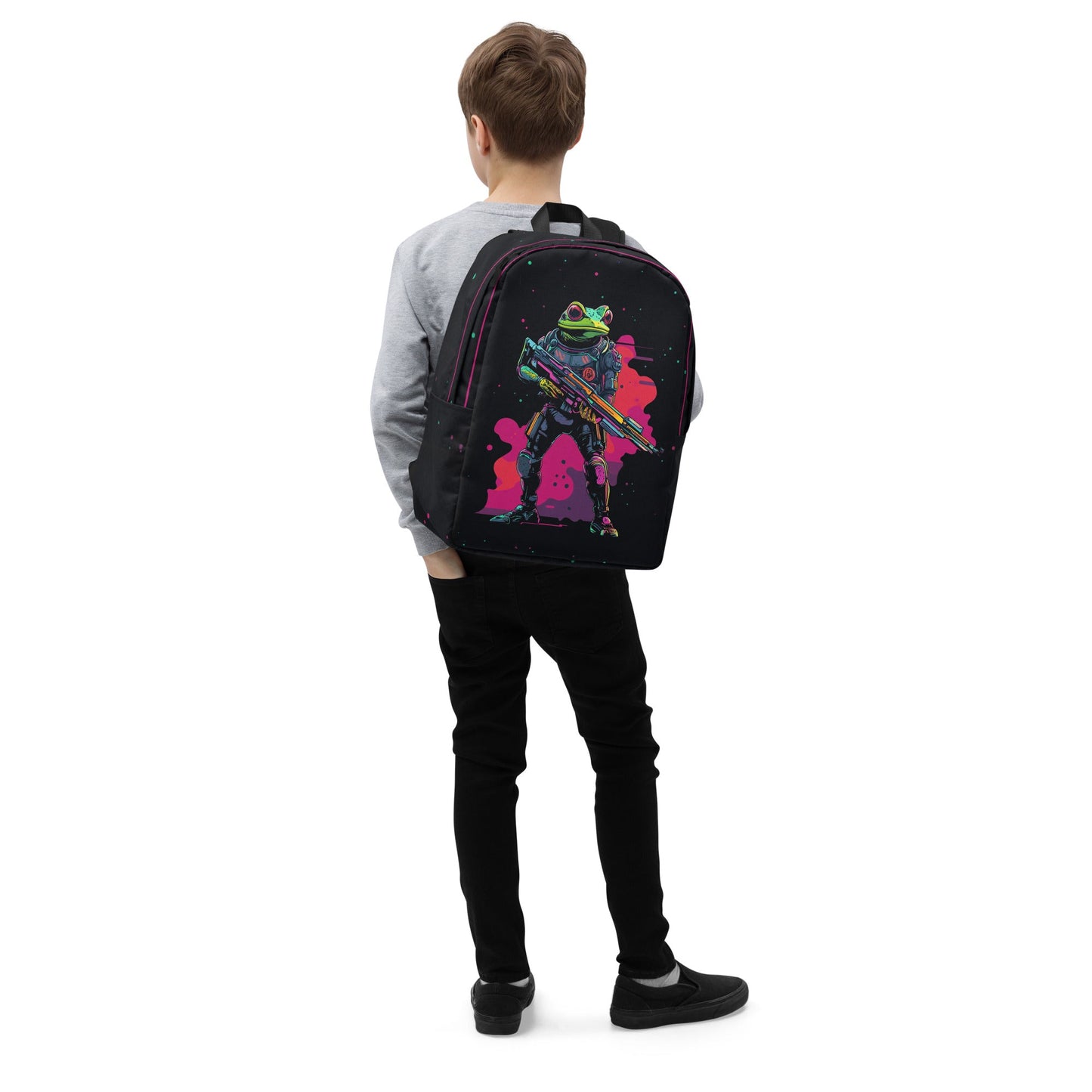Galactic Ribbit - Minimalist Backpack - BBairt