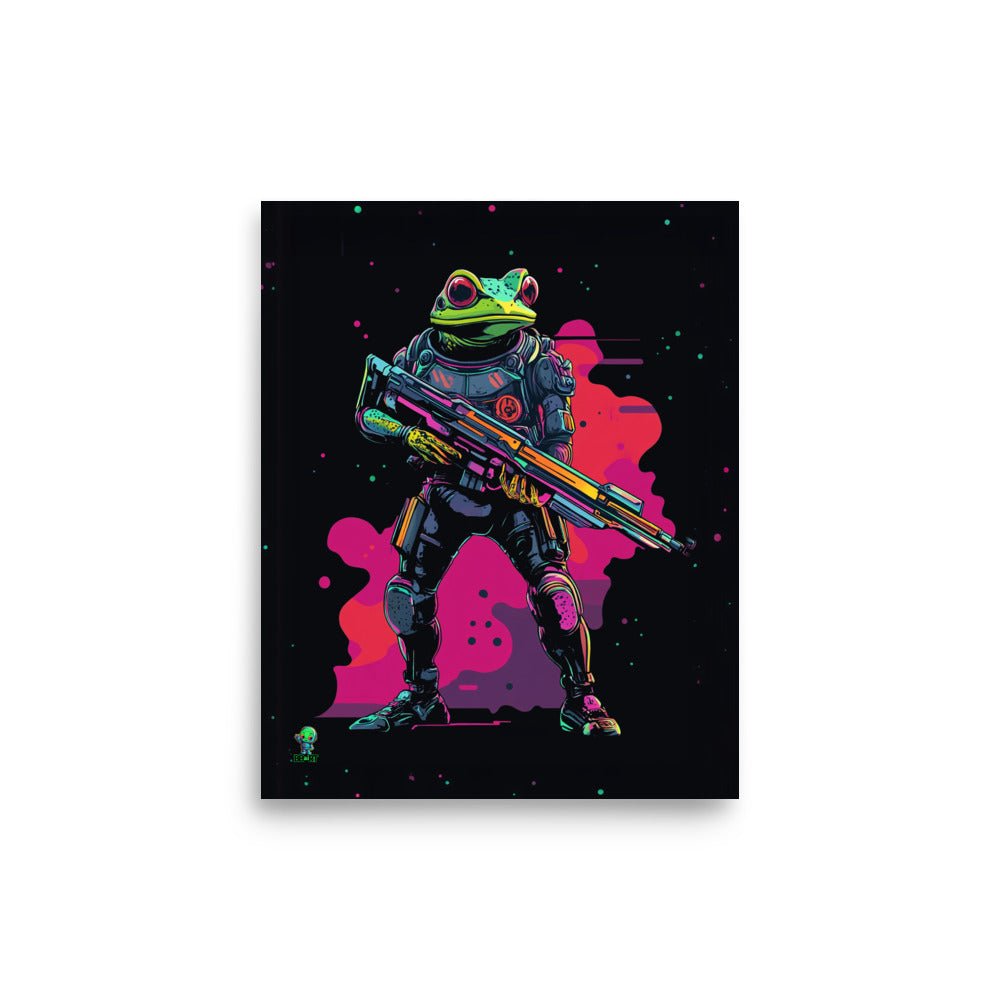 Galactic Ribbit - Photo Paper Poster - BBairt
