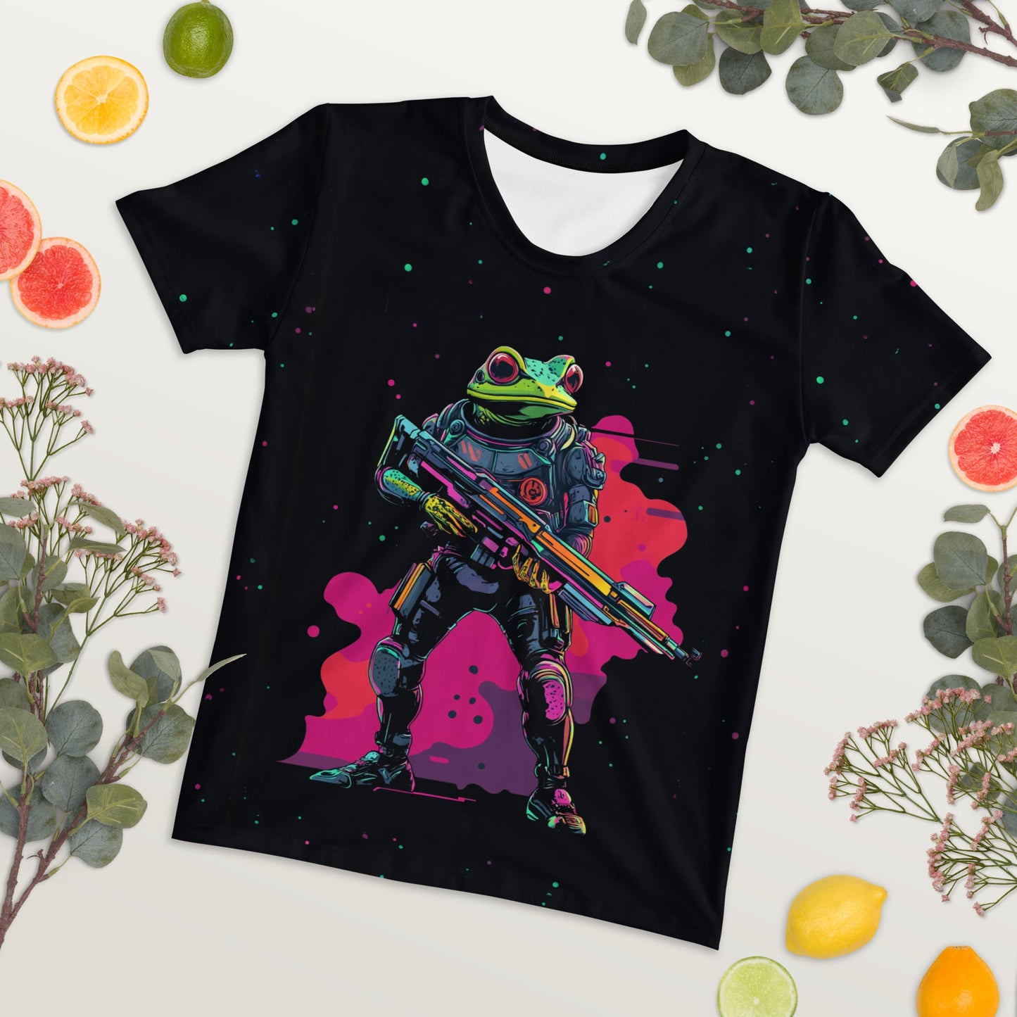 Galactic Ribbit - Womens T-Shirt - BBairt
