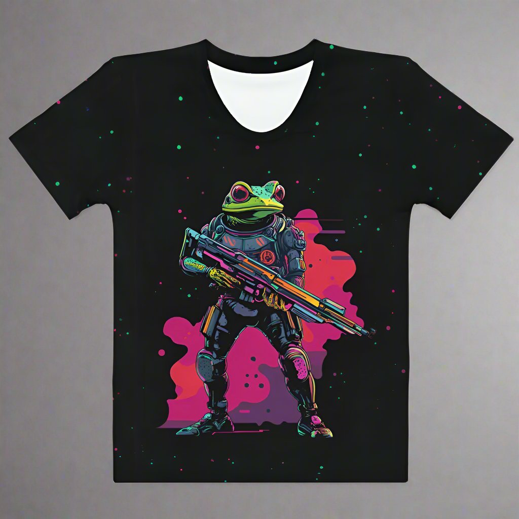 Galactic Ribbit - Womens T-Shirt - BBairt