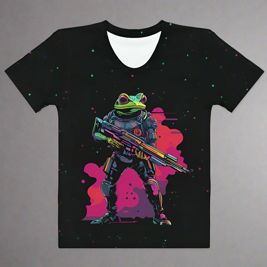 Galactic Ribbit - Womens T-Shirt - BBairt