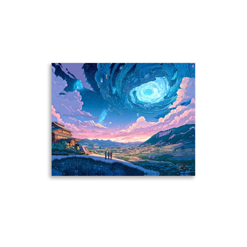 Gateway Over the Autumn Fields – Photo Paper Poster - BBairt