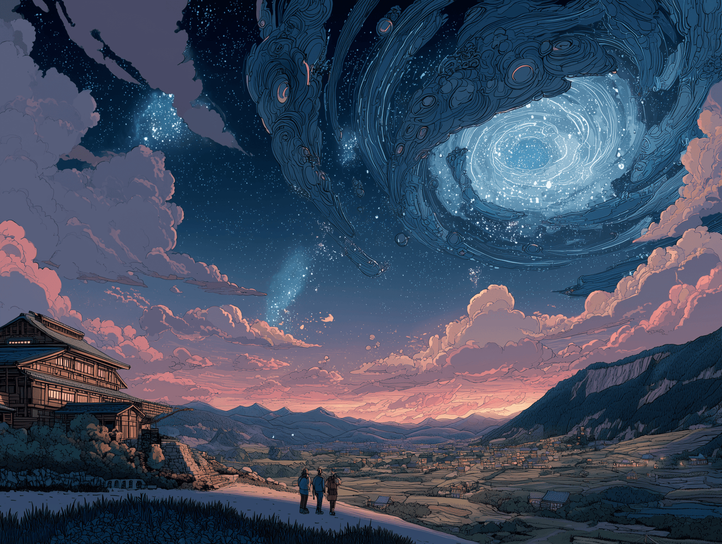 Gateway Over the Autumn Fields – Photo Paper Poster - BBairt