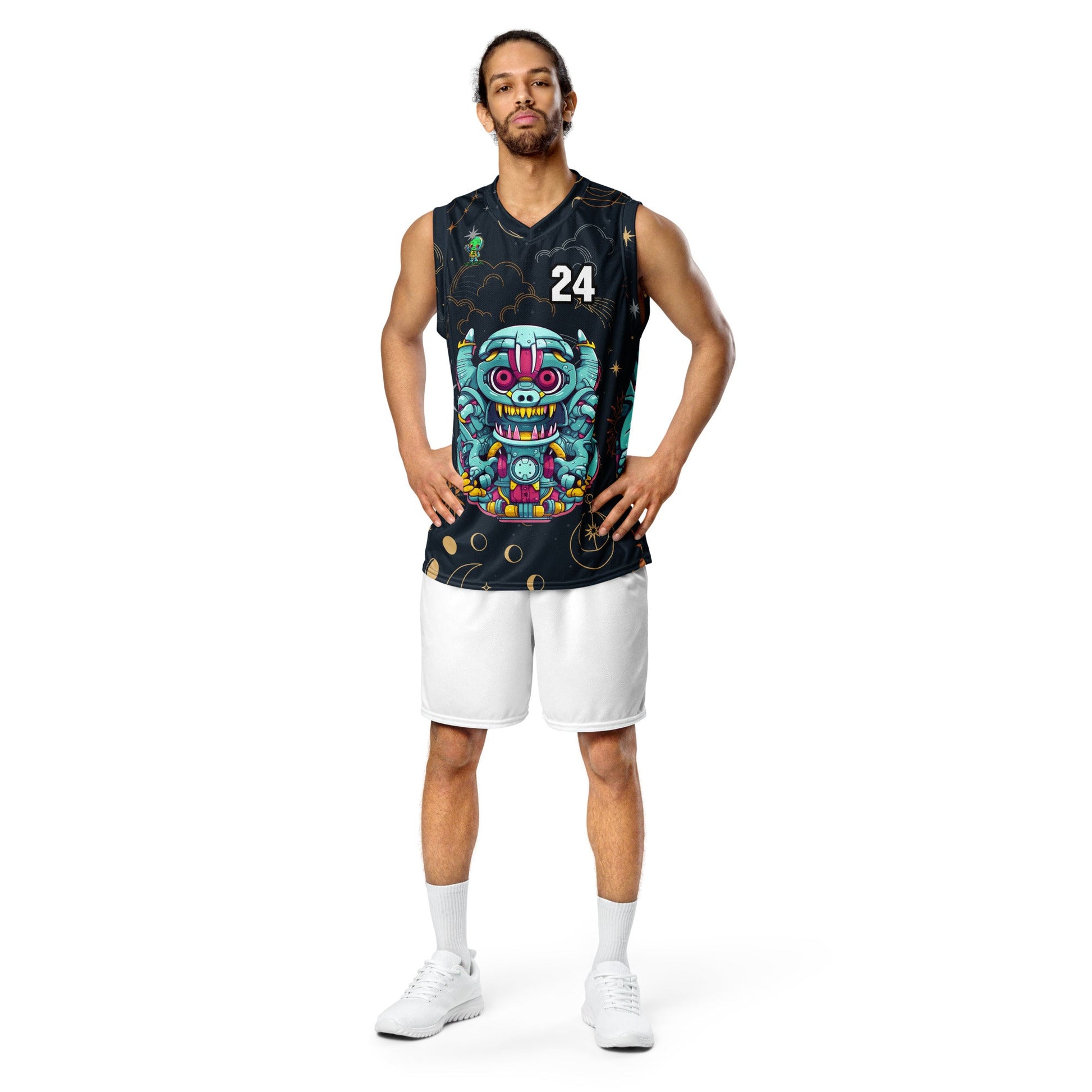 Gear Critter - Recycled unisex basketball jersey - Starry Odyssey Colorway - BBairt
