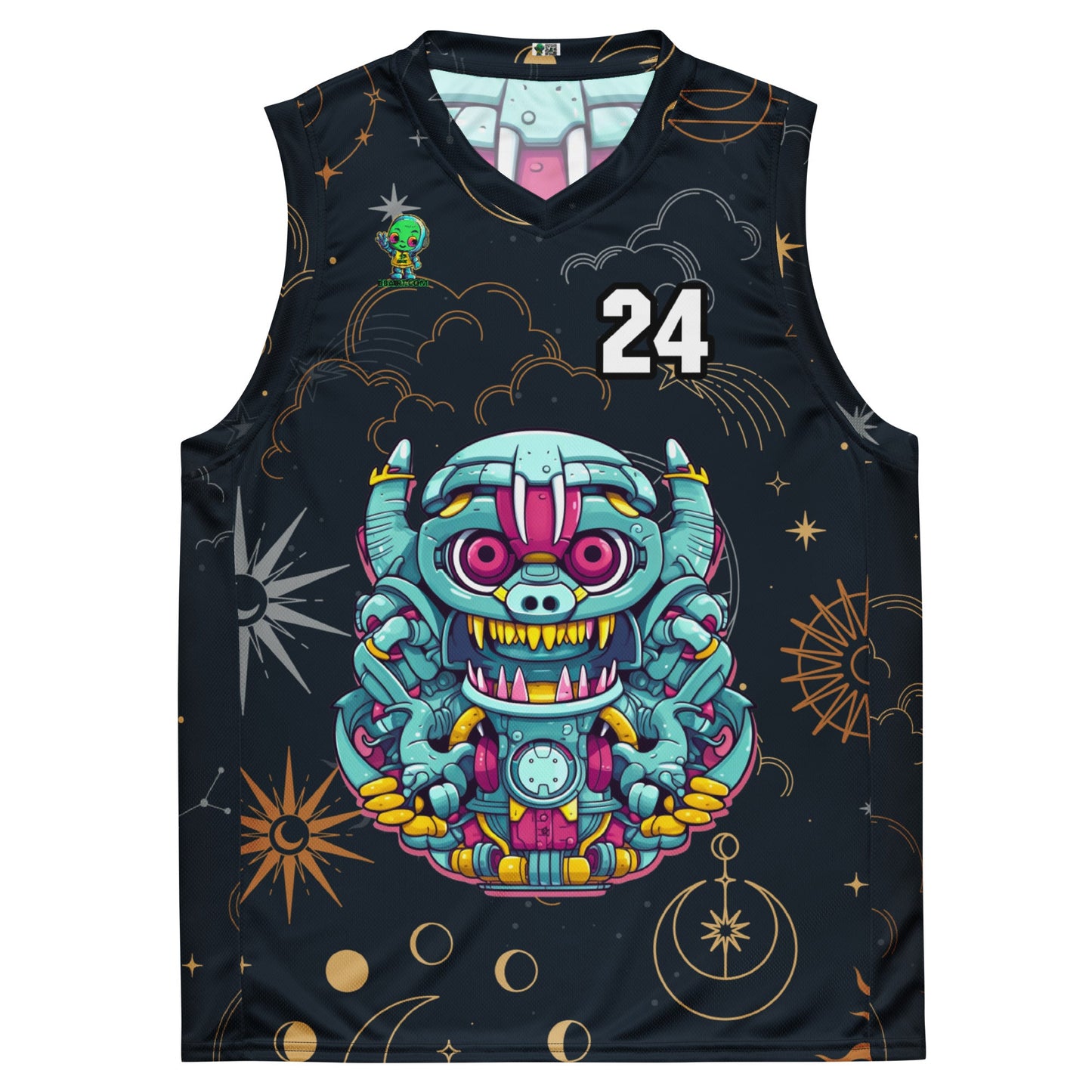 Gear Critter - Recycled unisex basketball jersey - Starry Odyssey Colorway - BBairt