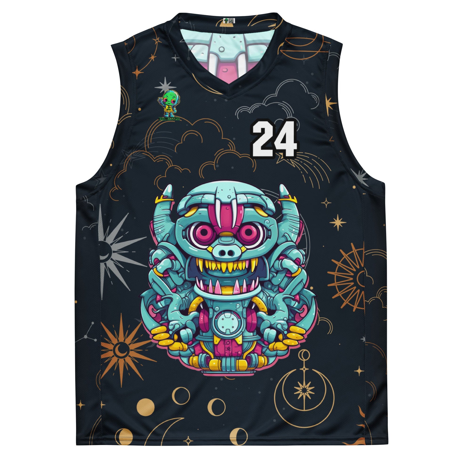 Gear Critter - Recycled unisex basketball jersey - Starry Odyssey Colorway - BBairt