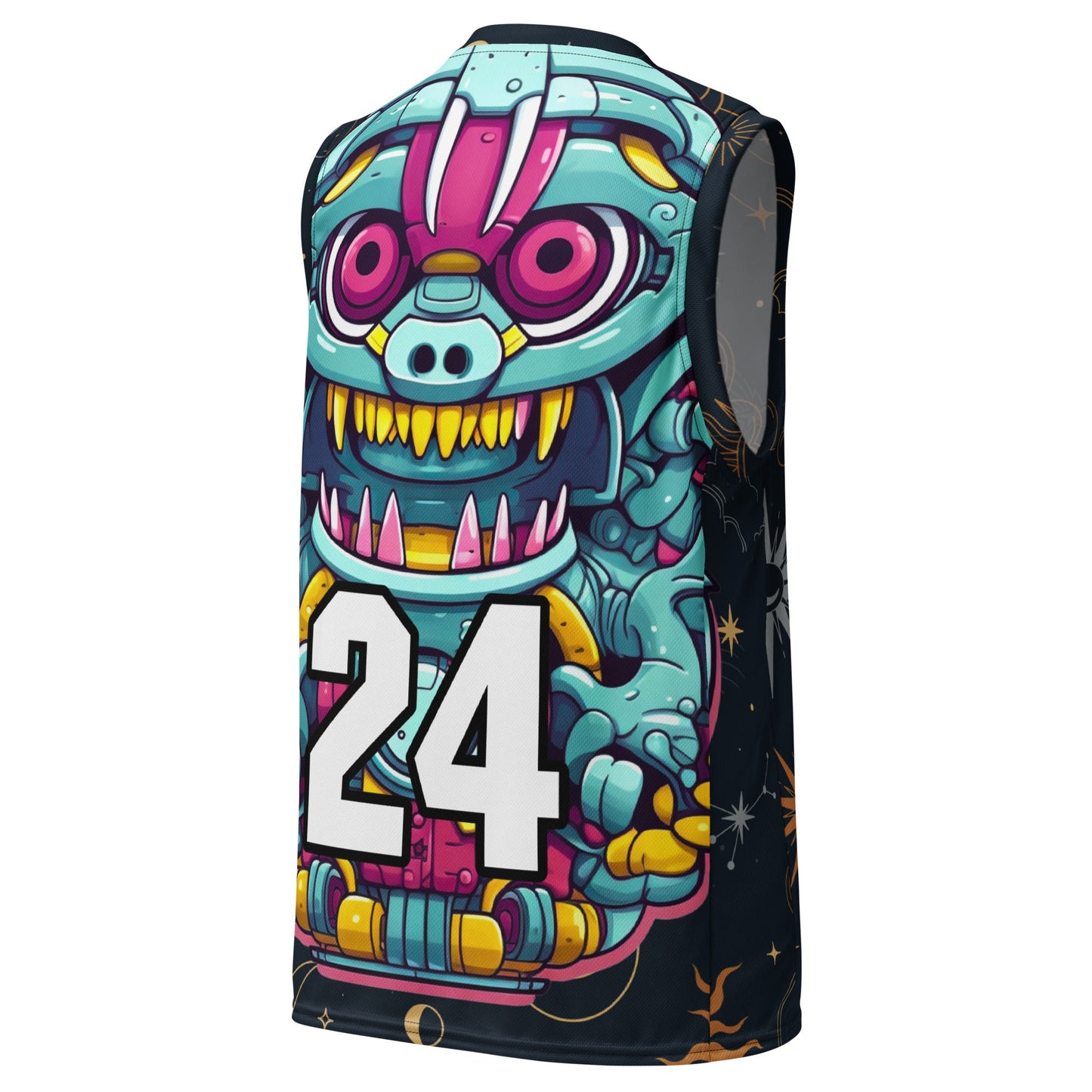 Gear Critter - Recycled unisex basketball jersey - Starry Odyssey Colorway - BBairt