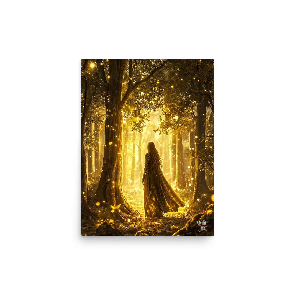 Golden Enchantment Photo Paper Poster - Mythic Jheyz Collection - BBairt