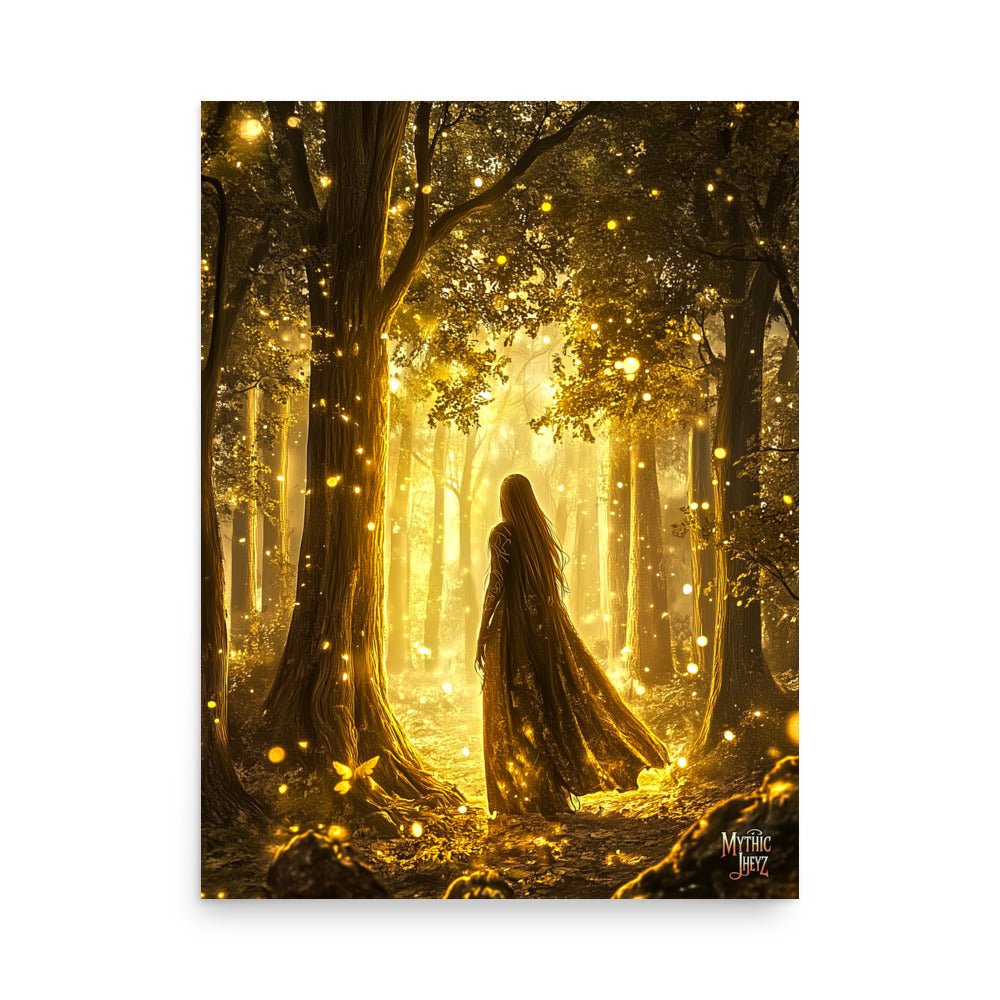 Golden Enchantment Photo Paper Poster - Mythic Jheyz Collection - BBairt