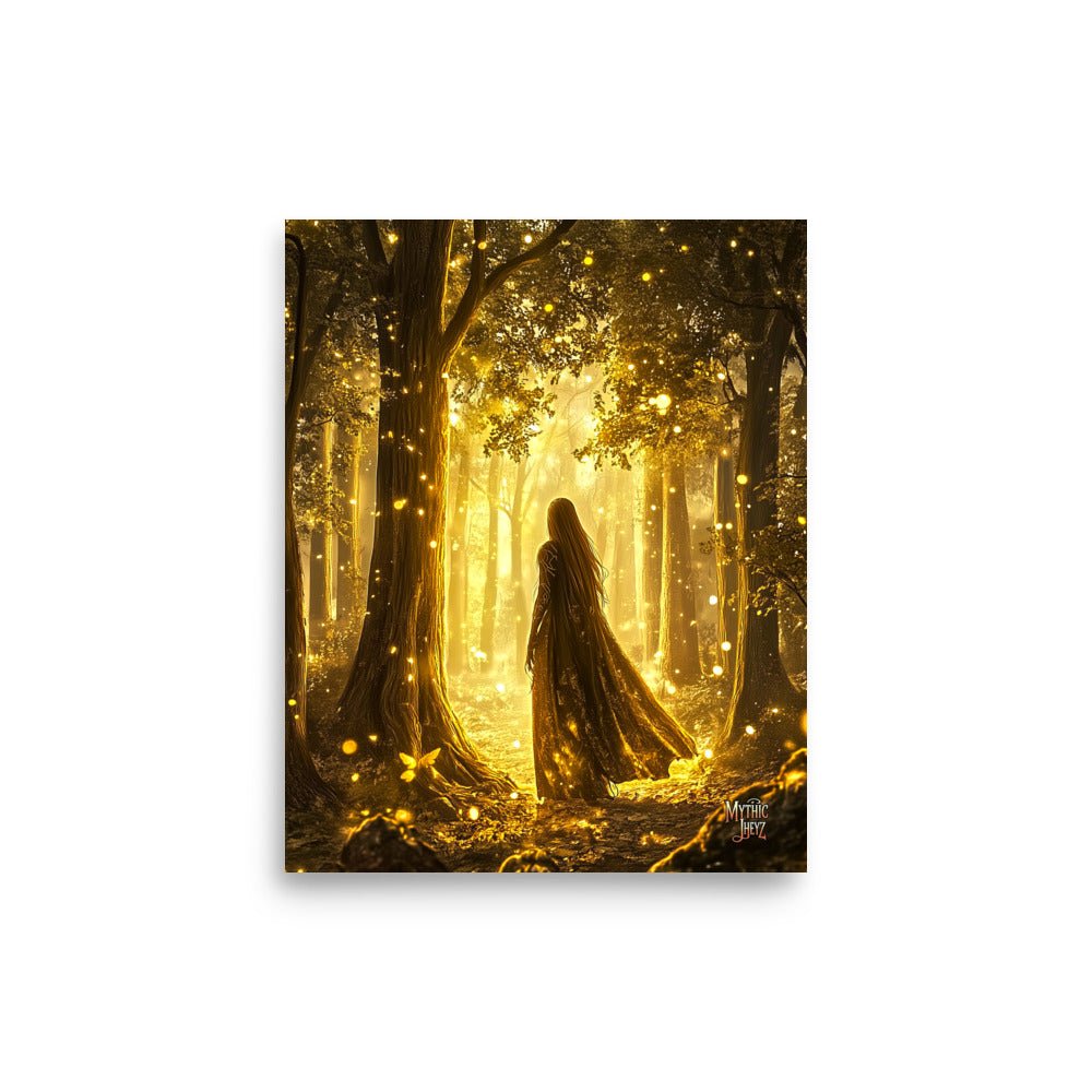 Golden Enchantment Photo Paper Poster - Mythic Jheyz Collection - BBairt